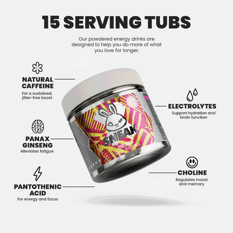 Sneak Energy 15 Serving Tubs