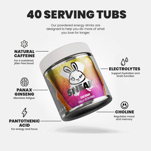 Sneak Energy 40 Serving Tub