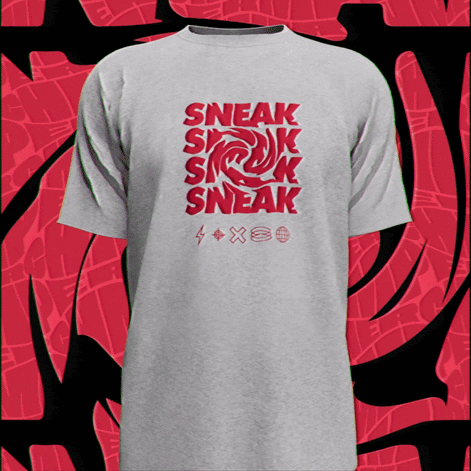 SNEAK TEE - GREY
